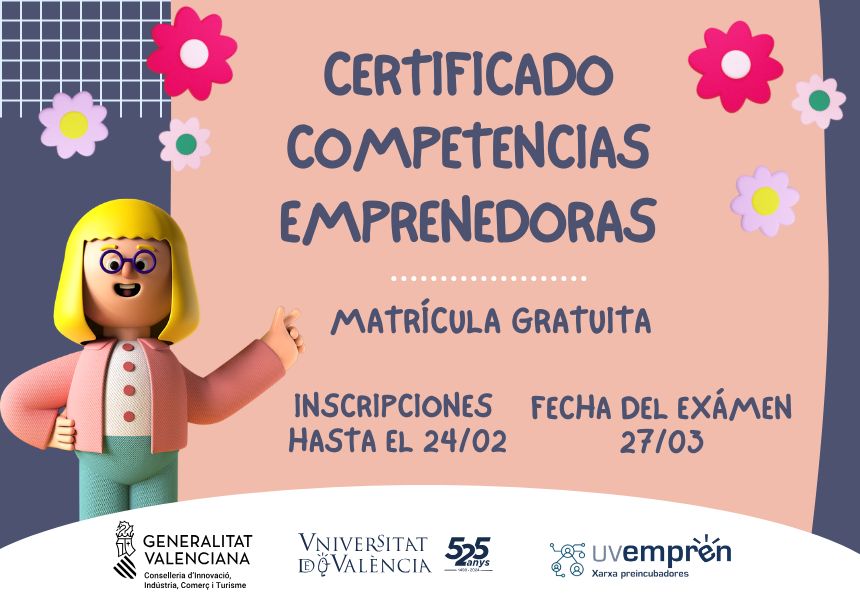 Imagen informativa del Certificado de Competencias Transversales Emprendedoras Innovadoras